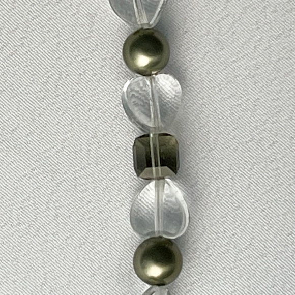 Freshwater pearls with quartz hearts, necklace & earring set - Picture 3 of 3